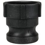 Polypropylene Cam & Groove Type A Adapter x Female NPT